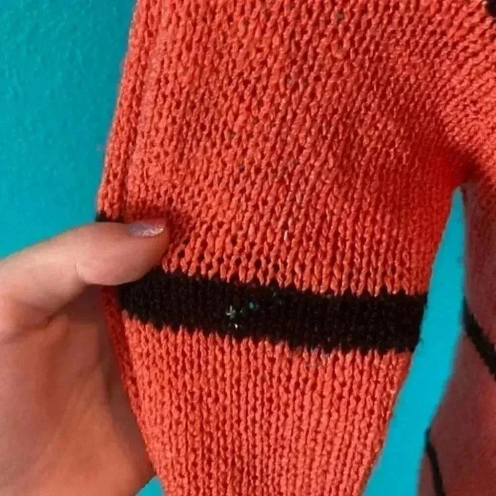 Love by design orange sweater in size small - Picture 3 of 5